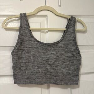 no boundaries gray ribbed seamless bralette size XL NWOT